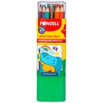 بسته مداد آبرنگی 24 رنگ استوانه مثلثی