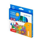 ماژیک ۱۲ رنگ آریا مخصوص نقاشی و رنگ‌آمیزی لباس