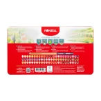 مداد رنگی فونزل 72 رنگ - جعبه فلزی با طراحی سازمان یافته و کاربردی