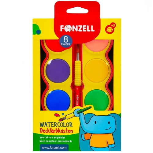 آبرنگ 8 رنگ کودکانه فونزل