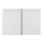 دفتر سيمي 50 برگ جلد يووي دار كد 001