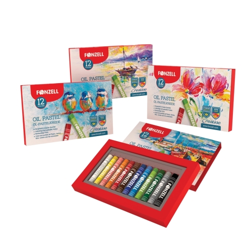 پاستل 12 رنگ خلاقانه فونزل