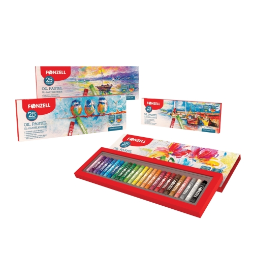 پاستل 25 رنگ خلاقانه فونزل