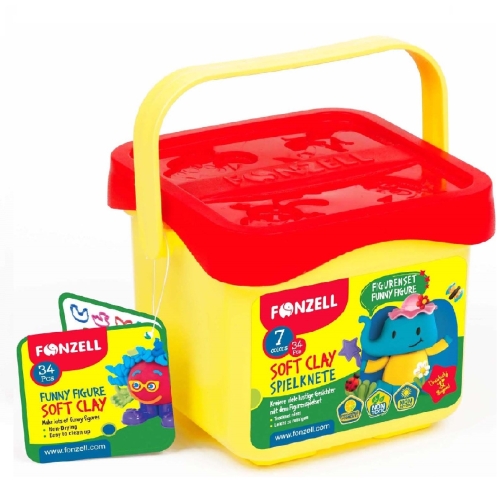 خمیر سطلی 7 رنگ فونزل