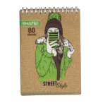 دفتر یادداشت 80 برگ طلقی فنر دوبل کد 65