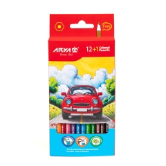 مداد رنگی ۱+۱۲ رنگ آریا