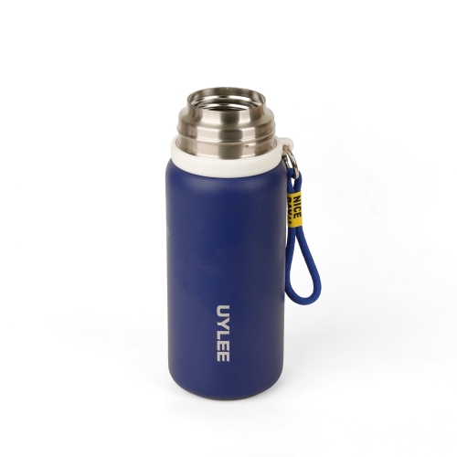 فلاسک استیل UYLEE 600cc - آبی کاربنی