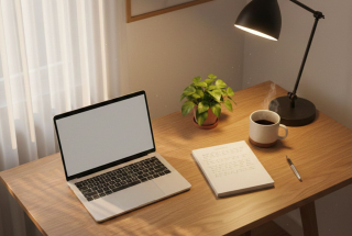 چگونه میز تحریر استاندارد بچینیم؟ راهنمای کامل چیدمان میز مطالعه