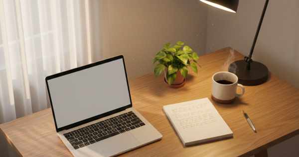 چگونه میز تحریر استاندارد بچینیم؟ راهنمای کامل چیدمان میز مطالعه