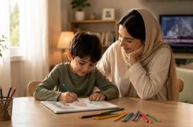 کاهش اضطراب کودکان در زمان جنگ | تاثیر نقاشی و نوشتن بر آرامش کودک