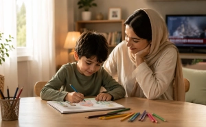 کاهش اضطراب کودکان در زمان جنگ | تاثیر نقاشی و نوشتن بر آرامش کودک