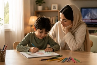کاهش اضطراب کودکان در زمان جنگ | تاثیر نقاشی و نوشتن بر آرامش کودک