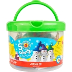 خمیر بازی 5 رنگ آریا مدل سطلی