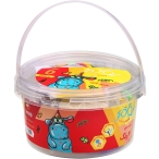 خمیر سطلی 6 رنگ لوکی