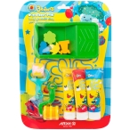 رنگ انگشتی 3 رنگ تیوپی آریا با رول و ابزار