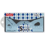 ست خط کش 4 عددی پنتر مدل De Style RS1912