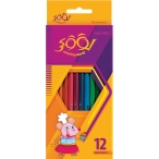 مداد رنگی 12 رنگ لوکی جعبه مقوایی