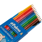 مداد رنگی 12 رنگ پالمو جعبه مقوایی