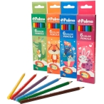 مداد رنگی 6 رنگ پالمو جعبه مقوایی