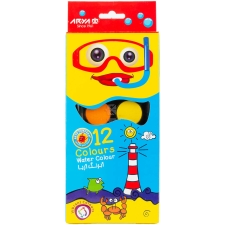 آبرنگ 12 رنگ آریا طرح کمان بزرگ