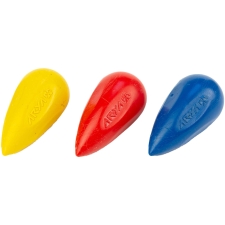 مداد شمعی (کرایون) ۳ رنگ آریا مدل دوکی